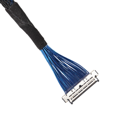 0.4mm pitch Custom Coax Cable Assembly KEL USL20-30S UL94V 0 material