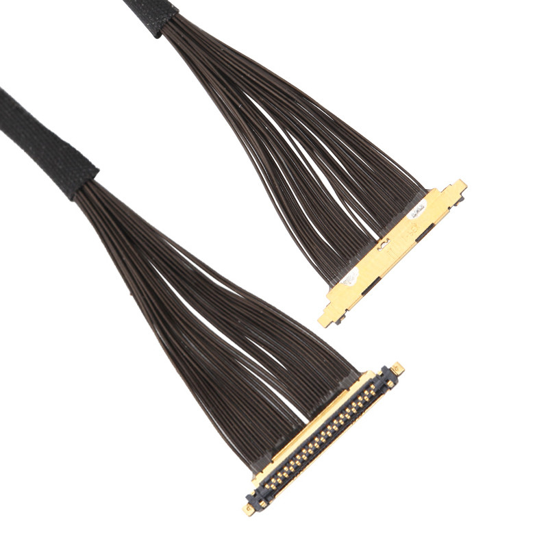 40 pin LVDS Coaxial Cable , i-pex UX II 20531 034T 02 Micro Coax Wire