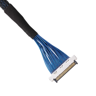 0.4mm pitch Custom Coax Cable Assembly KEL USL20-30S UL94V 0 material